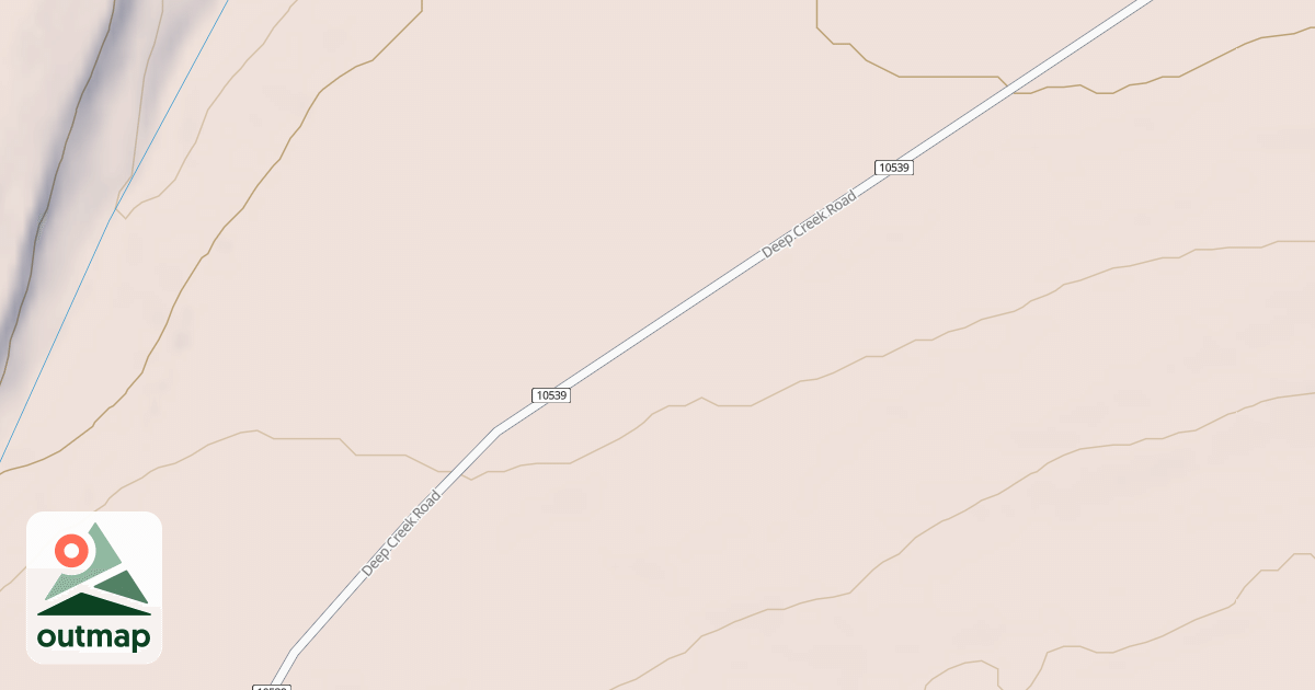 Map of DEEP CREEK DISPERSED A