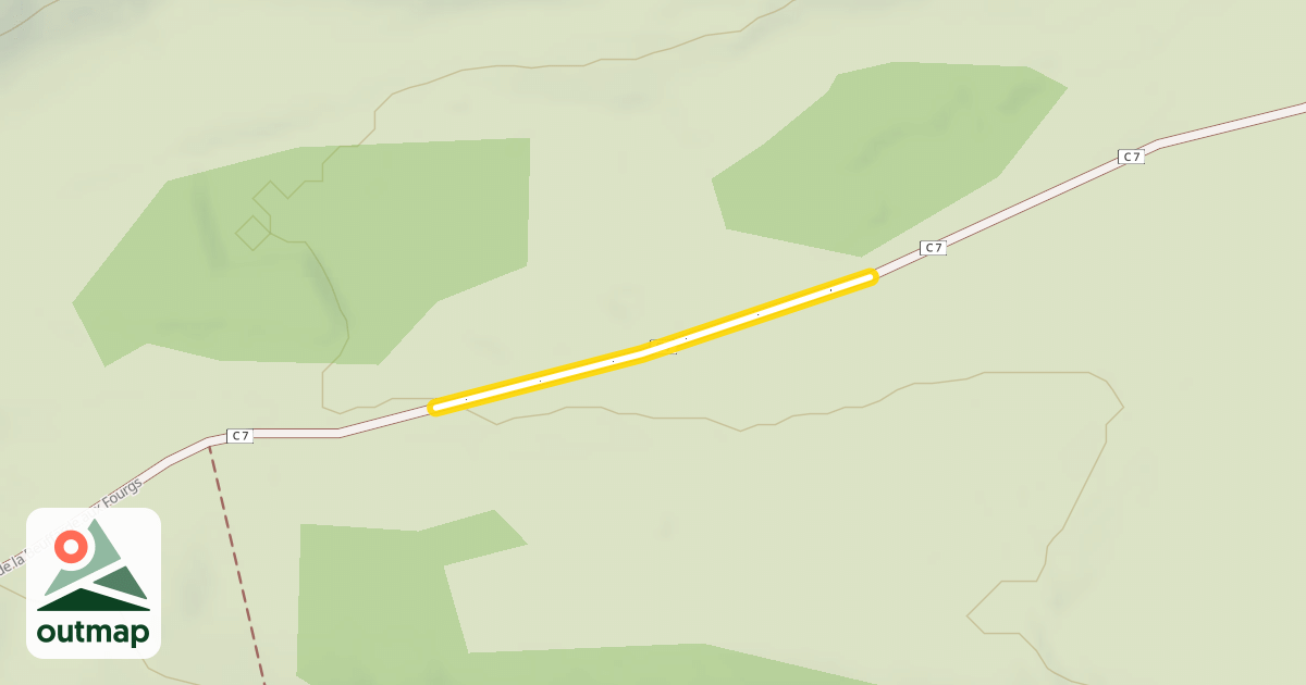 Map of Chemin de la Beuffarde aux Fourgs