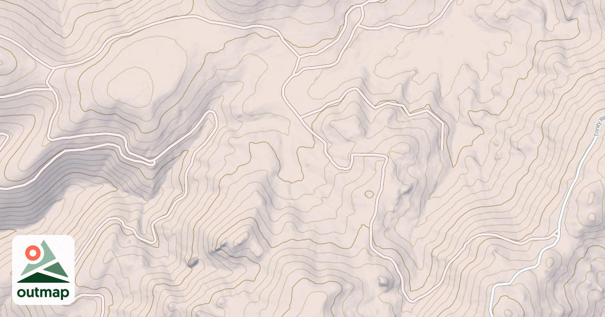 Map of DEADMAN CREEK