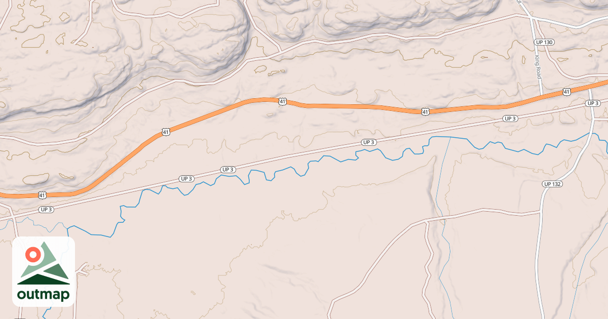 Map of Keweenaw State Trail