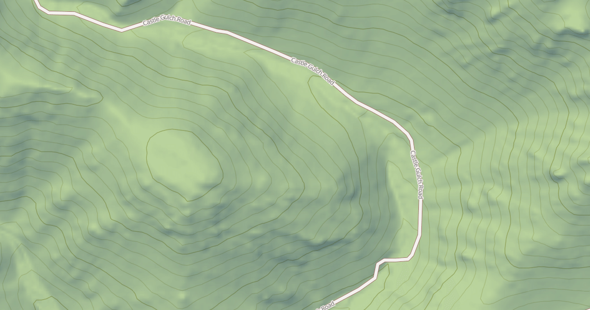 Map preview of CASTLE GULCH