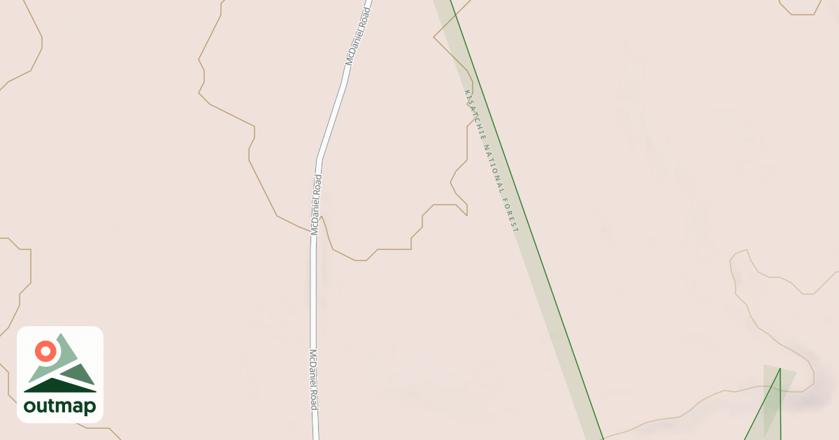 Map of USFS Motor Vehicle Use Map Roads {A461E722-4005-4791-86C0-9EDC17AC81B4}
