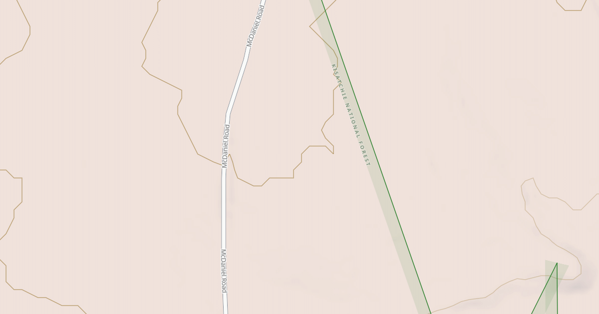 Map preview of USFS Motor Vehicle Use Map Roads {A461E722-4005-4791-86C0-9EDC17AC81B4}