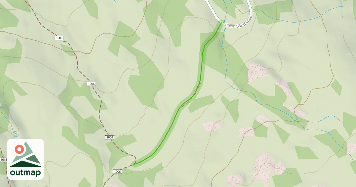 Map of Home Run Trail
