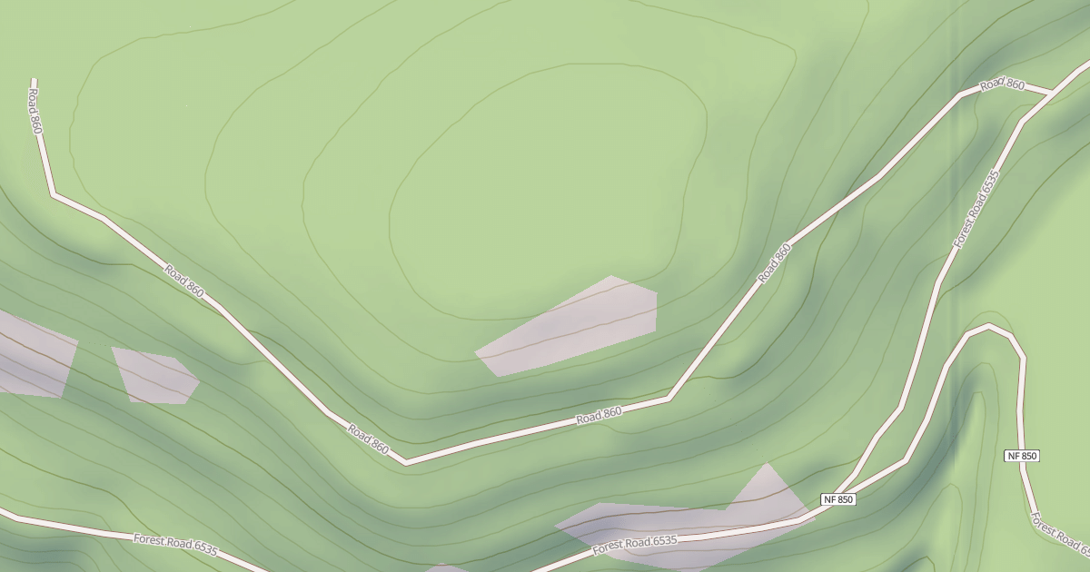 Map preview of USFS Motor Vehicle Use Map Roads {02361292-D588-4DE6-8986-17865048C23D}