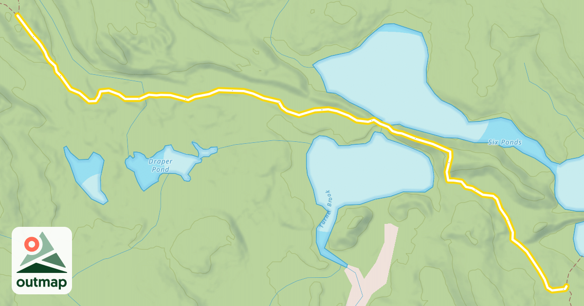 Map of Wassataquoik Lake Trail