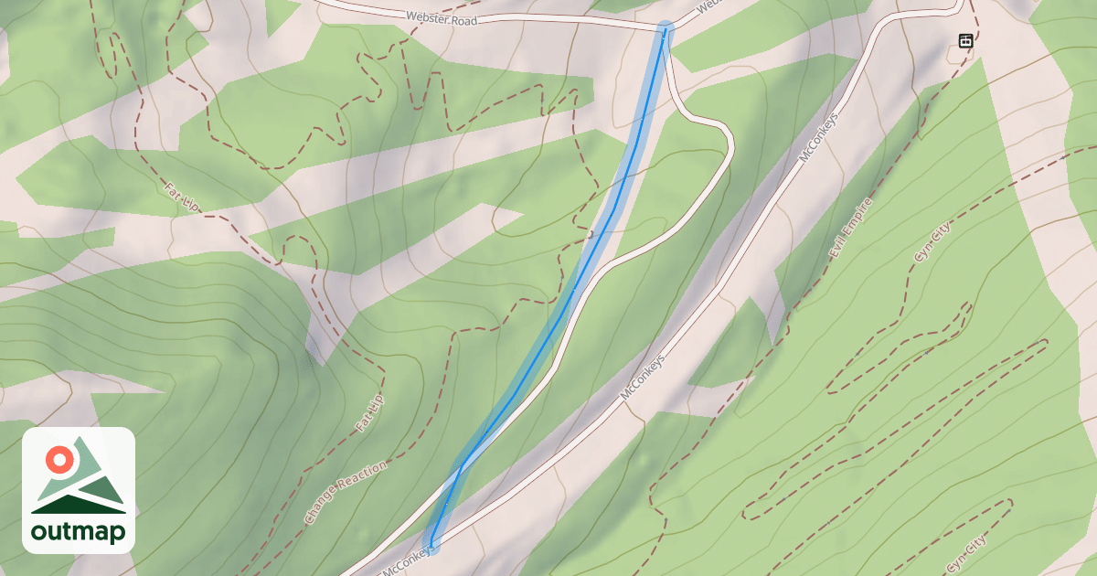 Map of Mid-Mtn Cutoff