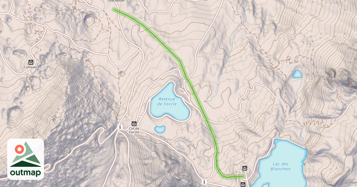 Map of Blanchets