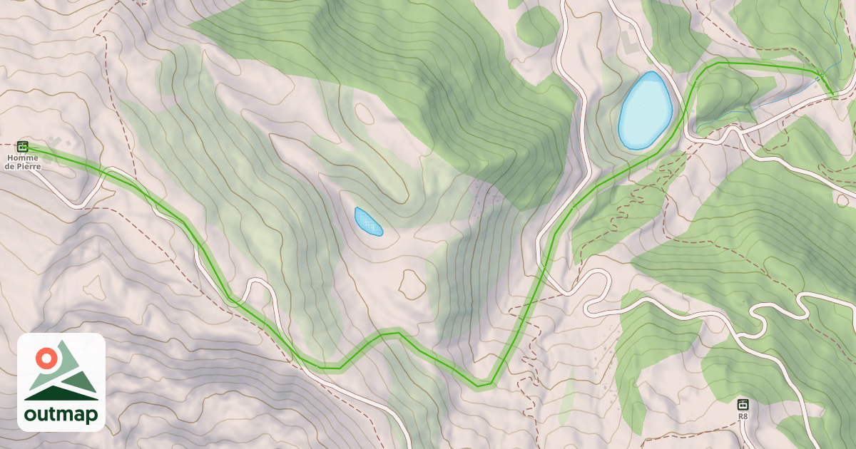 Map of Combe de la Mayt