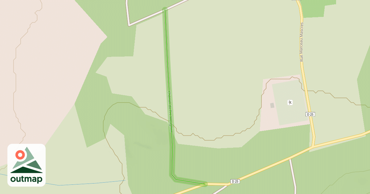 Map of Chemin du Pre Meugnier