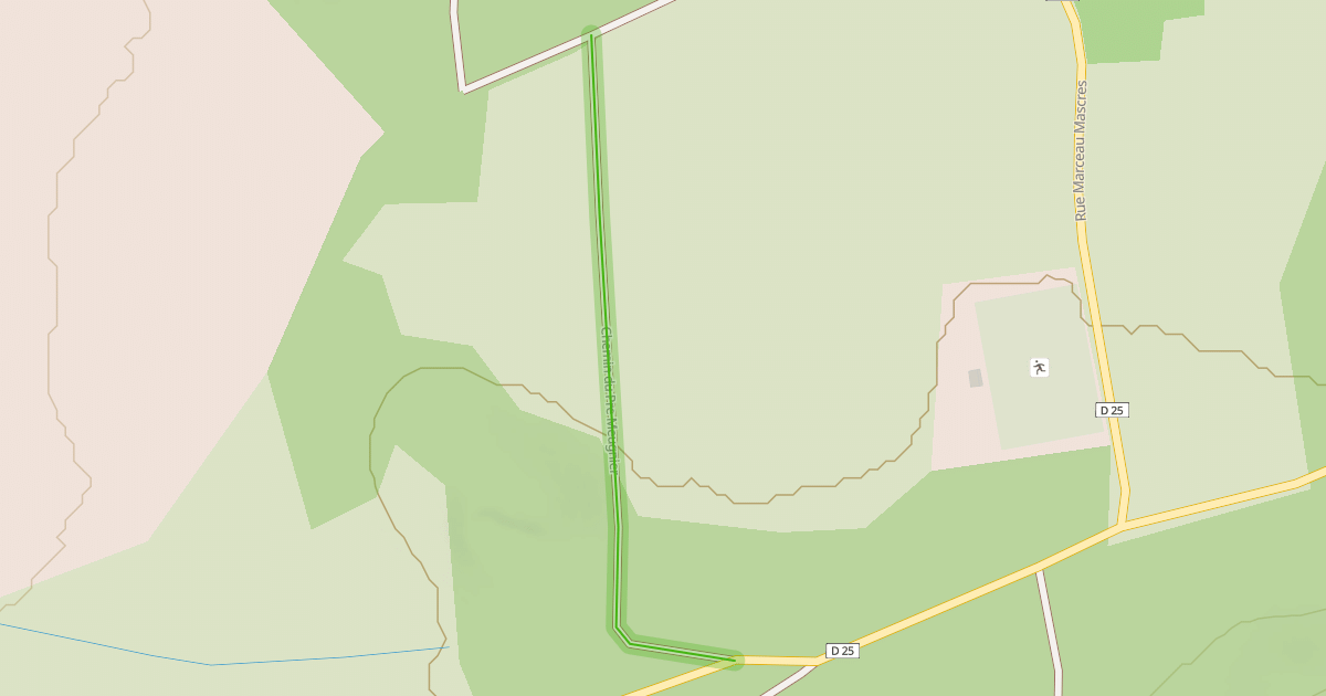 Map preview of Chemin du Pre Meugnier
