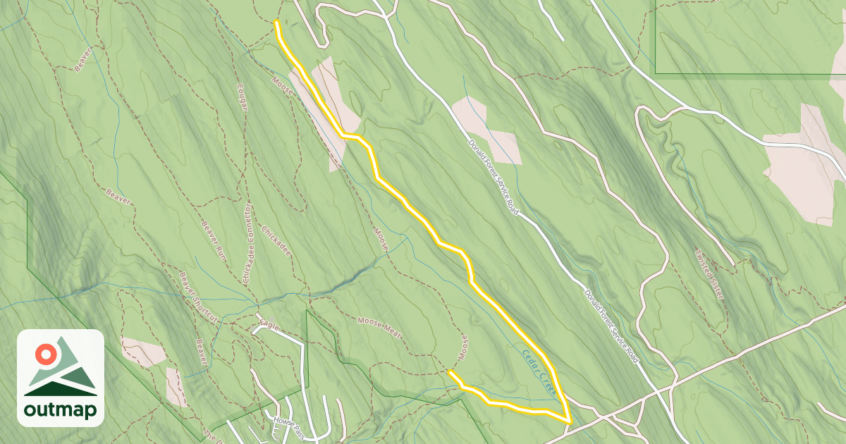 Map of Caribou