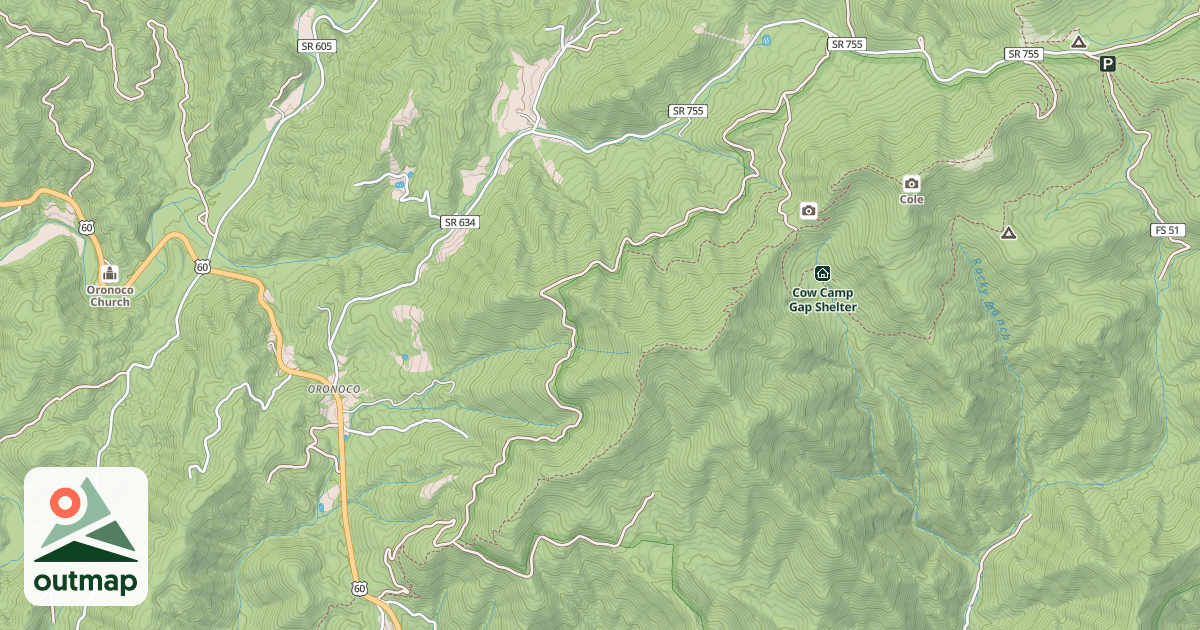 Map of COW CAMP