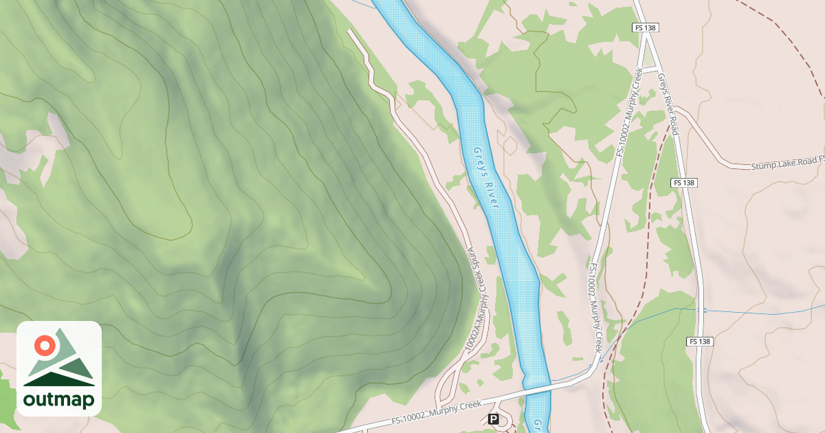 Map of MURPHY CREEK SPUR A