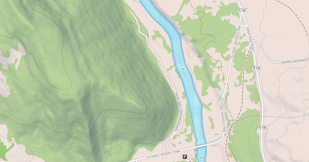 Map preview of MURPHY CREEK SPUR A