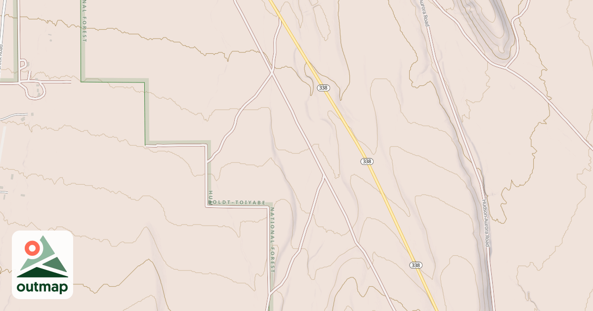 Map of SPUR ROAD