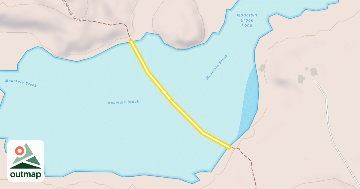 Map of Mountain Brook Trail