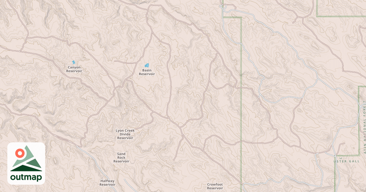 Map of TAYLOR-15MILE CREEK