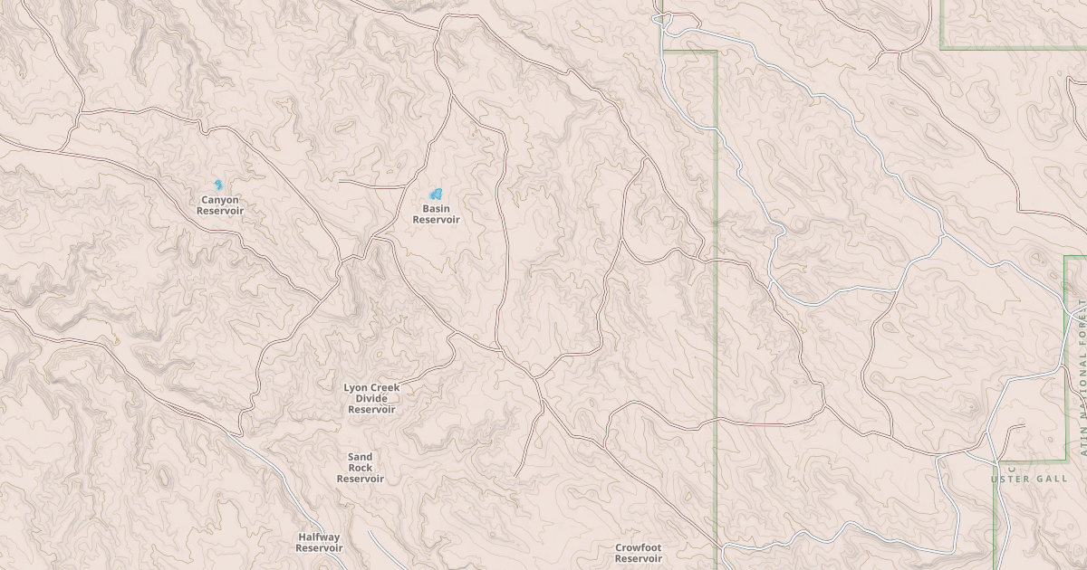 Map preview of TAYLOR-15MILE CREEK