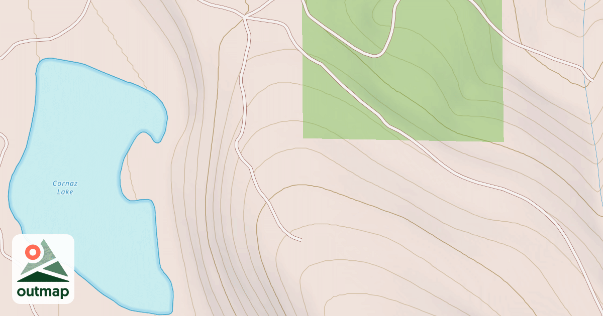 Map of E CORNAZ LK