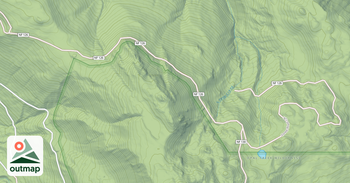 Map of STONY CREEK ROAD