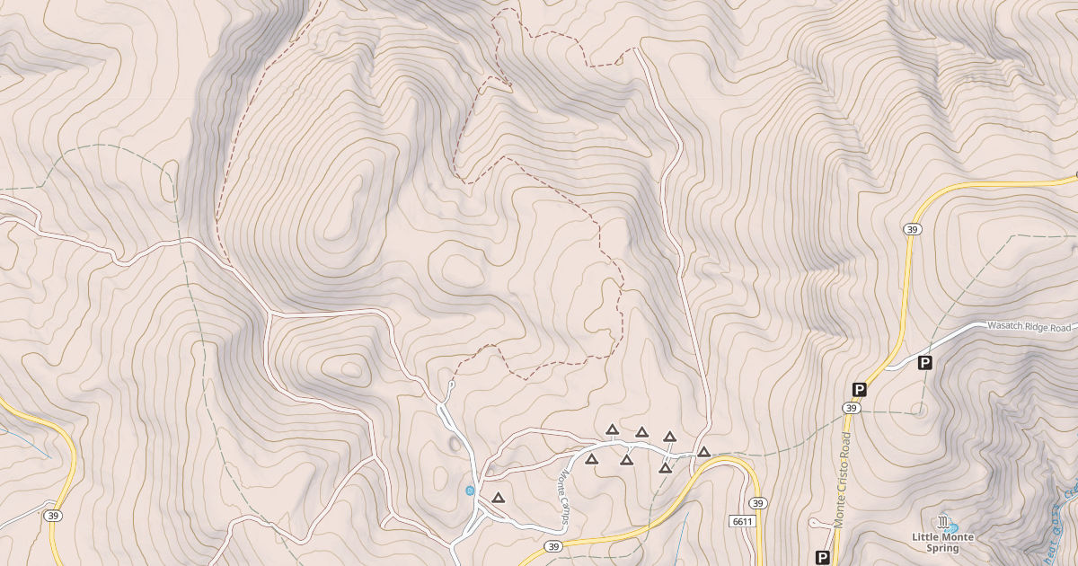 Map preview of Dry Mitchell Atv