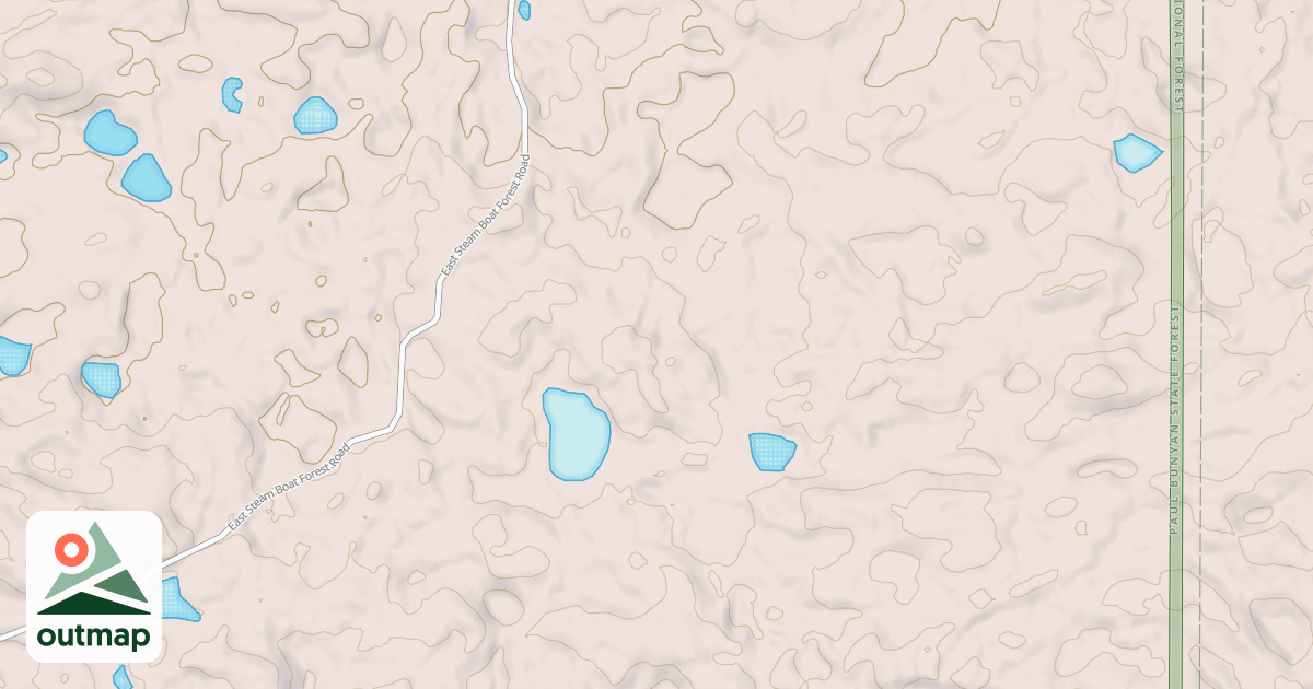 Map of Martineau Recreational Trails