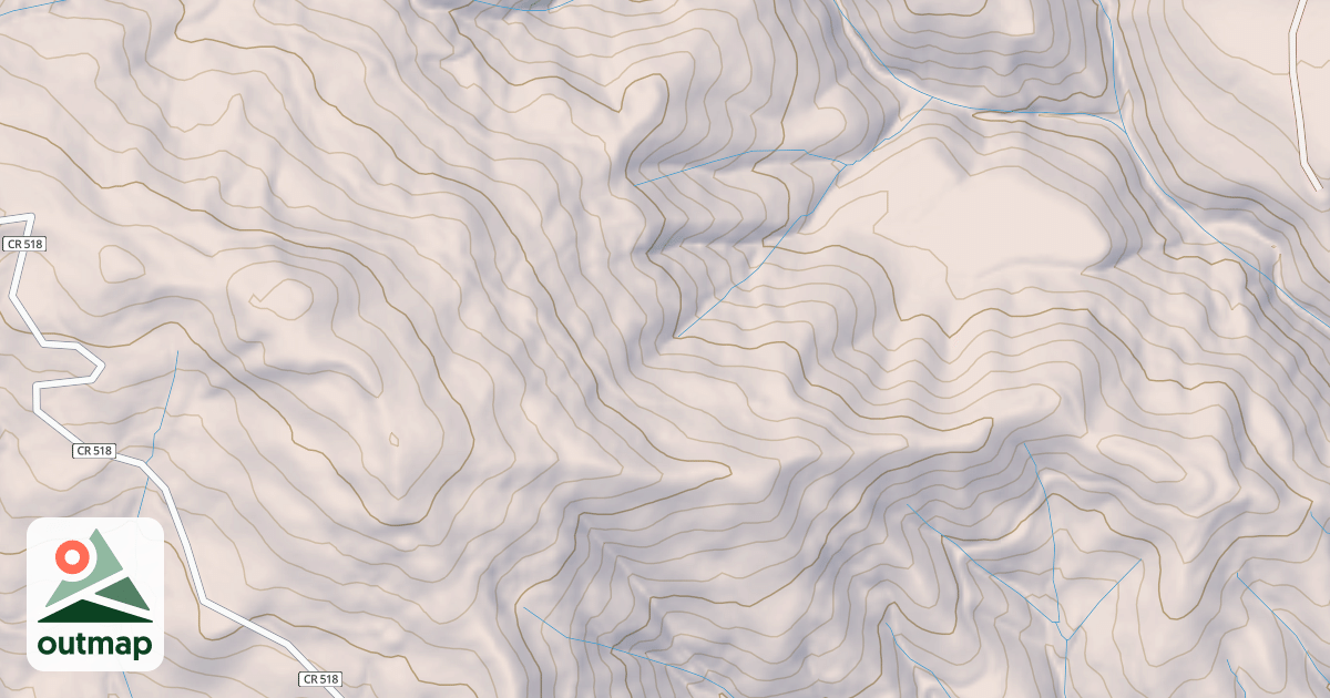 Map of BLUFF CR.- MAD RIVER