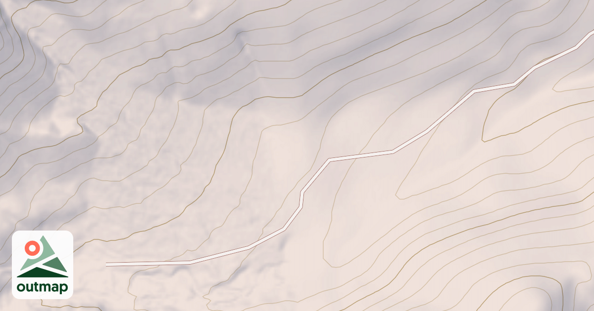 Map of North Fork Waldon Terra