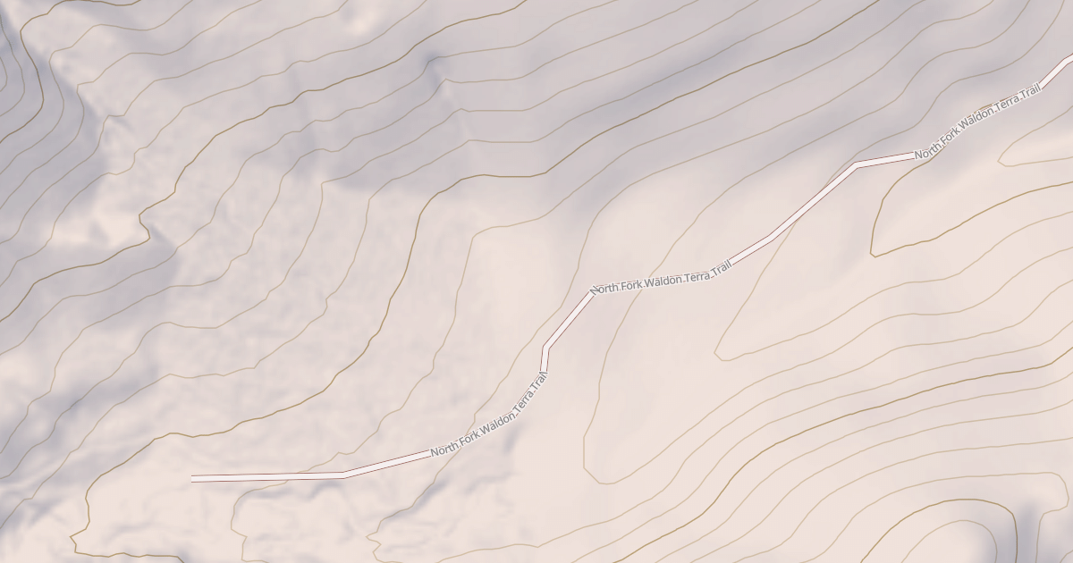Map preview of North Fork Waldon Terra