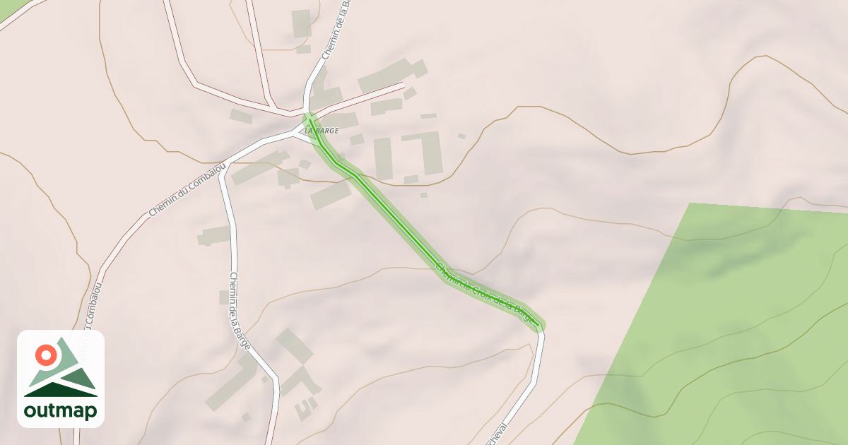 Map of Chemin la Croix de la Barge