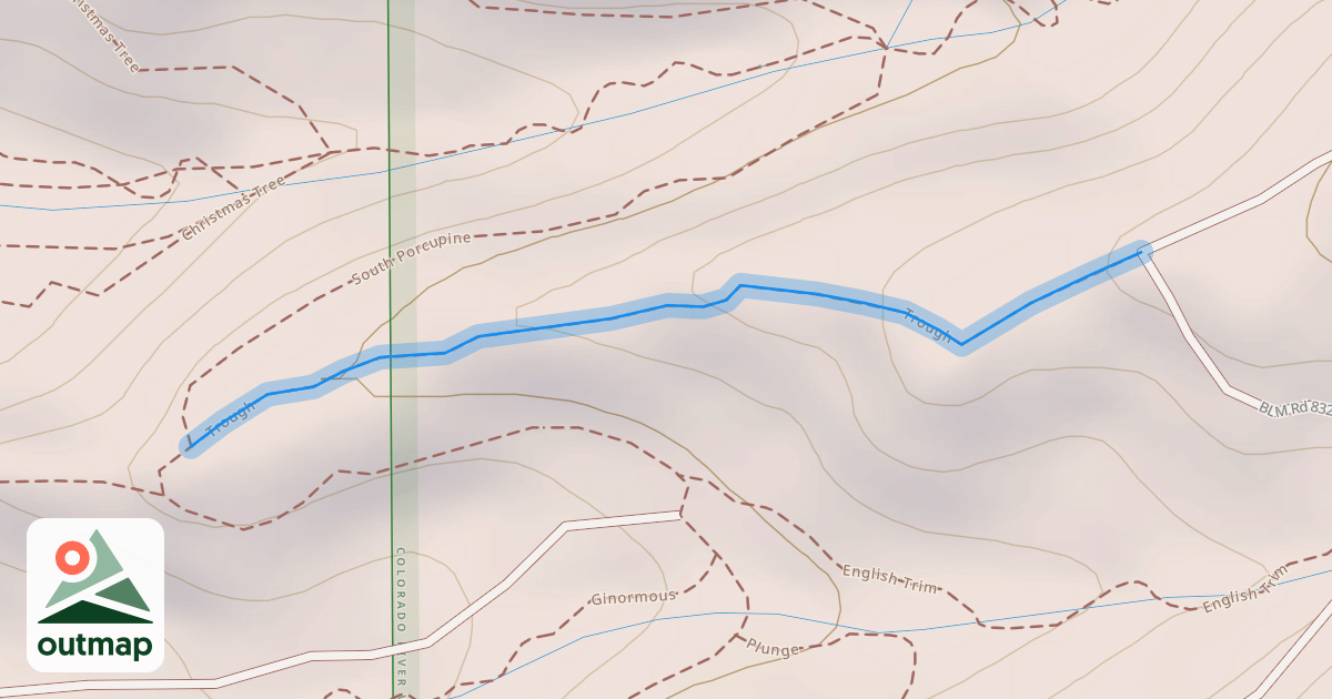 Map of Trough