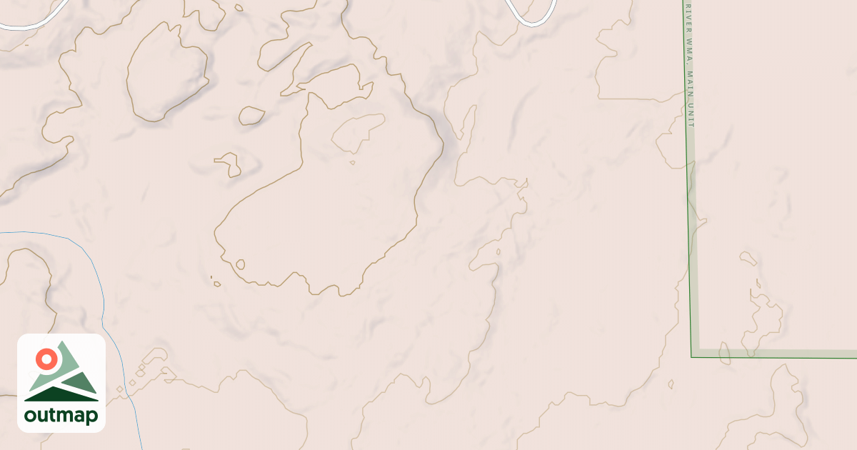 Map of Blind Lake Connector