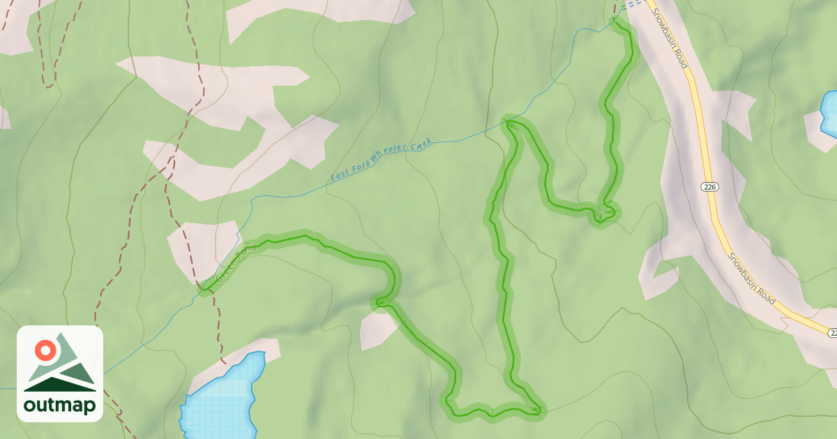 Map of Green Pond