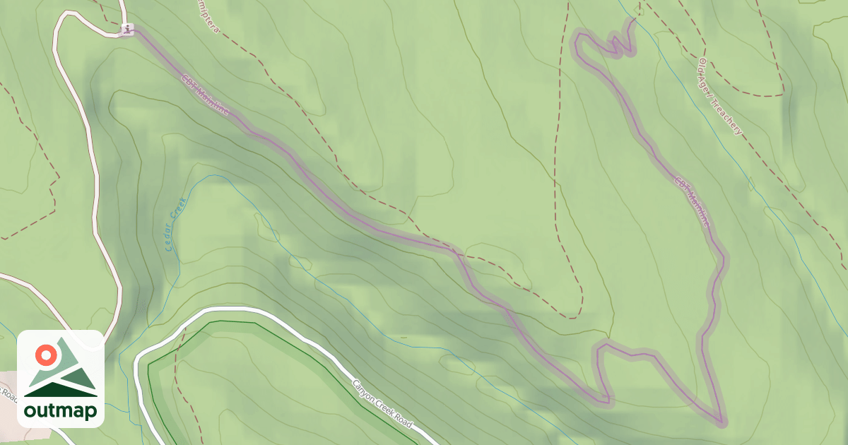 Map of CBT Mainline
