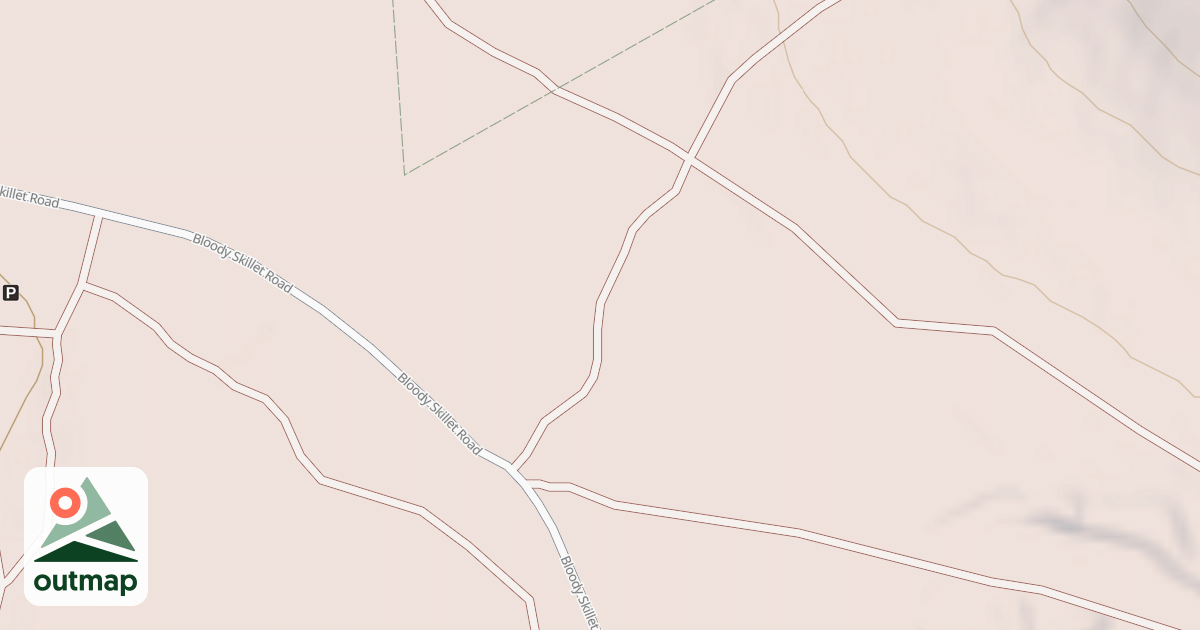 Map of Bloody Skillet ATV Trail