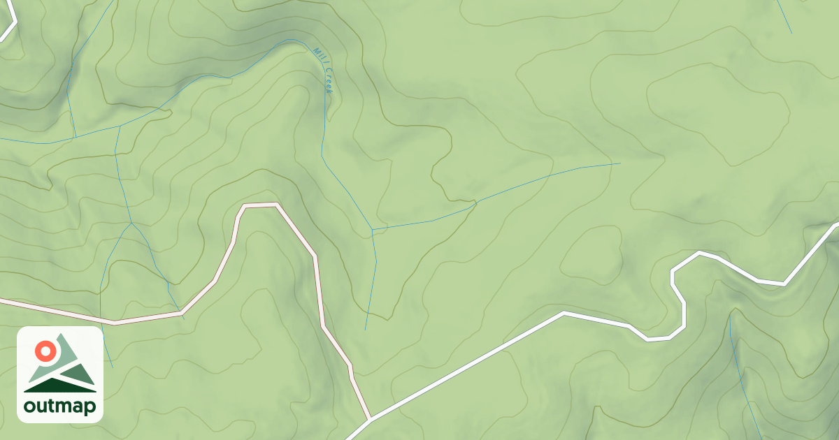 Map of CRESCENT SPUR A
