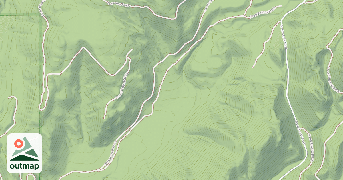 Map of USFS Motor Vehicle Use Map Roads {94EBE35C-D984-4A7F-8C9A-359A7A16D78A}