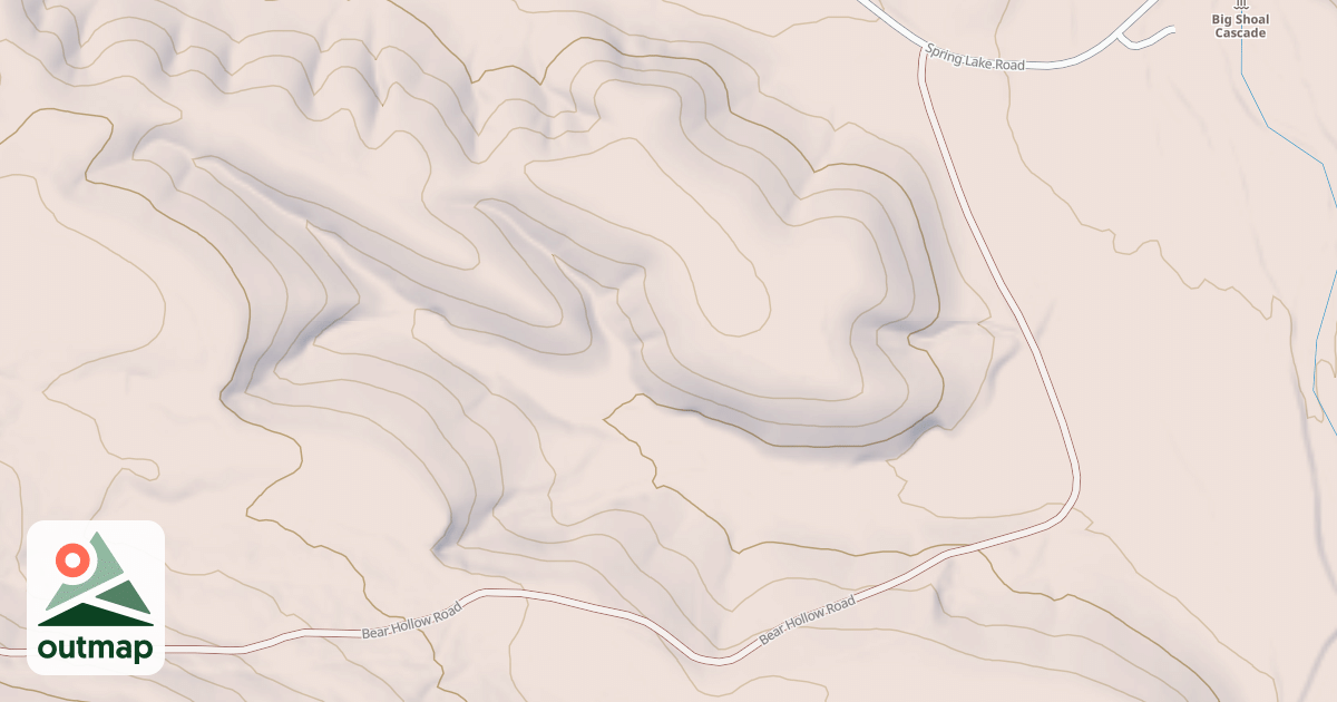 Map of BEAR HOLLOW