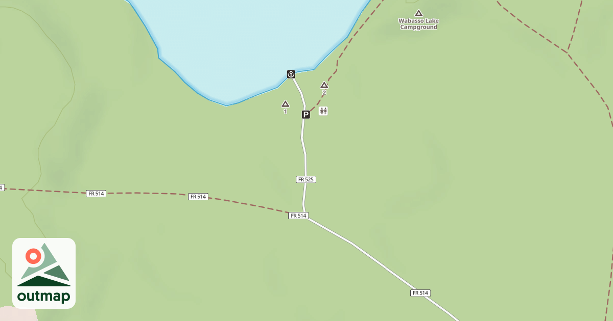 Map of FR 525