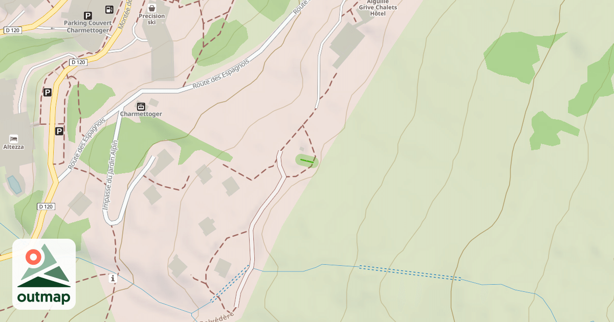 Map of Charmettoger