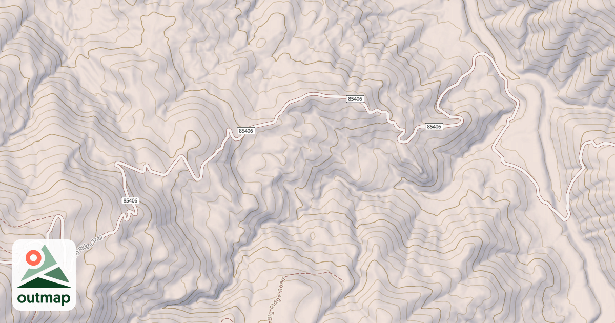 Map of BIG RIDGE