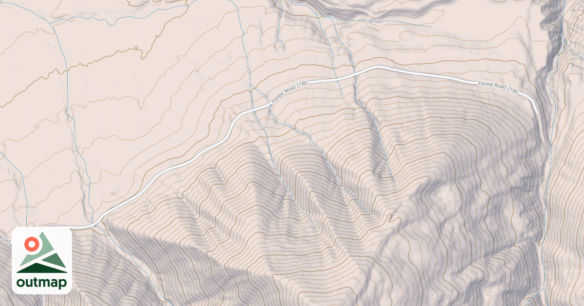 Map of USFS National Forest System Roads {2CCA6482-3CD8-4C31-88F6-8A03705A3761}