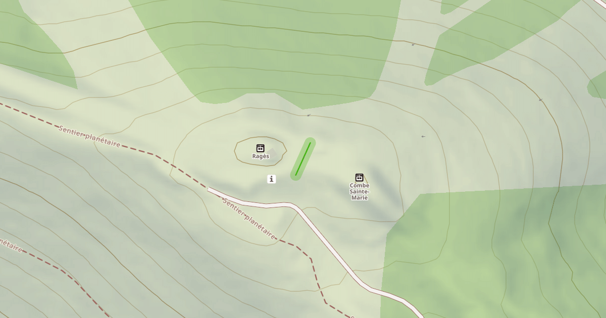 Map preview of Combe Sainte-Marie