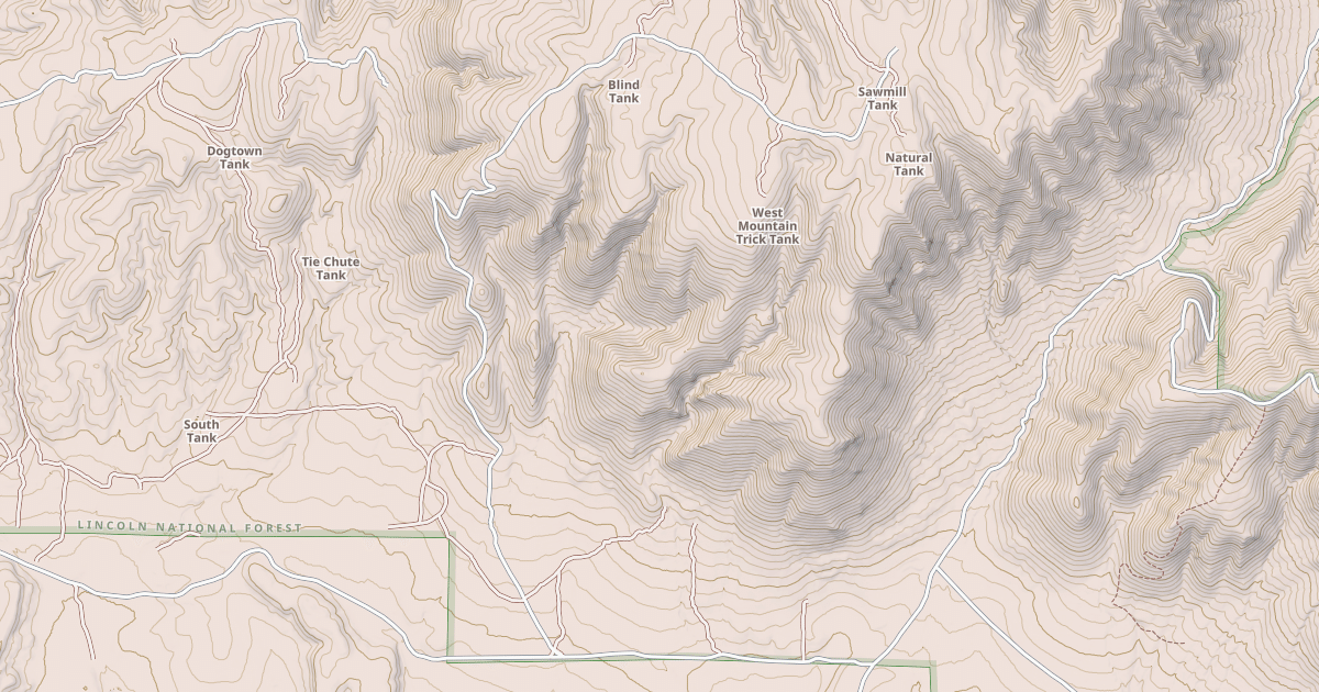 Map preview of WEST MTN