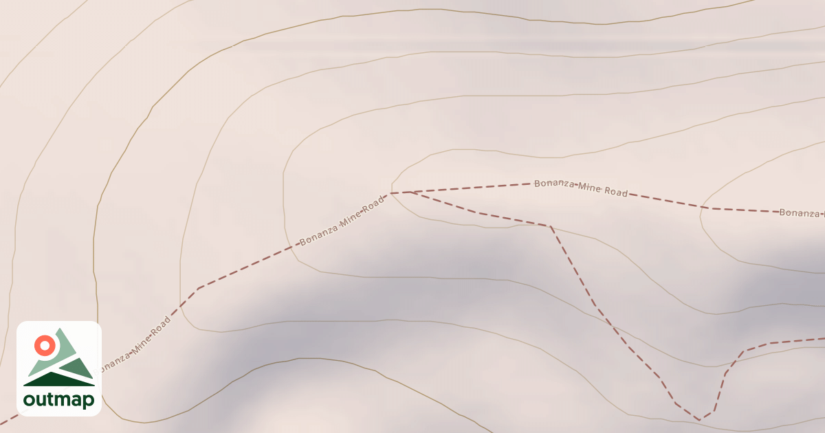 Map of Bonanza Mine Trail