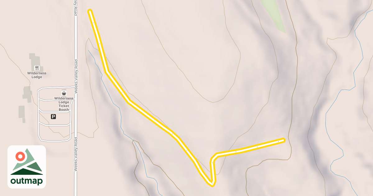 Map of Snowshoe Trail