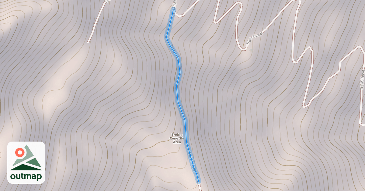 Map of Saddle Track