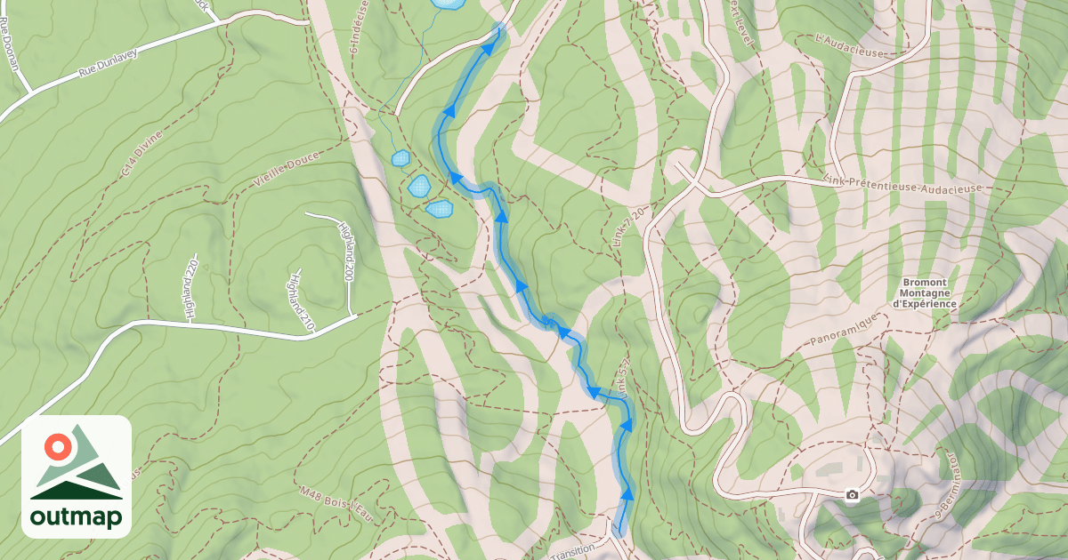 Map of 5 Extra Légère (bas)