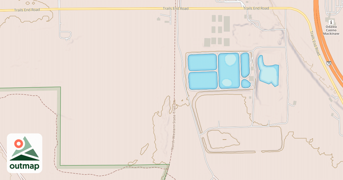 Map of North Country National Scenic Trail